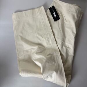 INC International Concepts Stretch Women’s Cream pants New Cotton